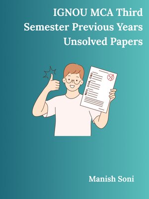 cover image of IGNOU MCA Third Semester Previous Years Unsolved Papers